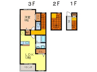 ラ　サクセション宝塚の物件間取画像